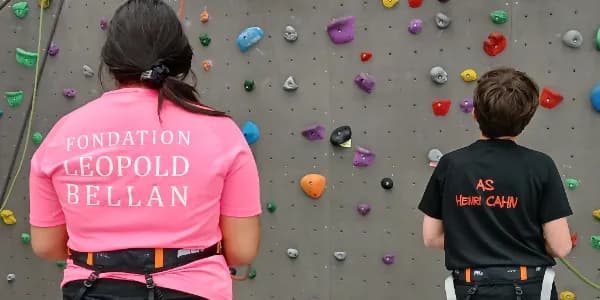 Escalade avec la Fondation Léopold Bellan